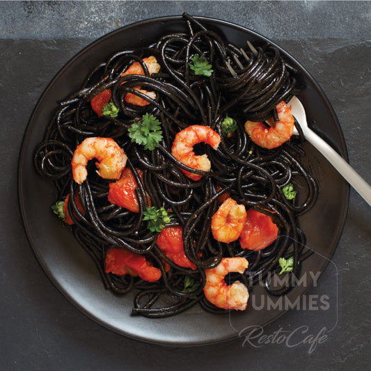 Black Seafood Spaghetti